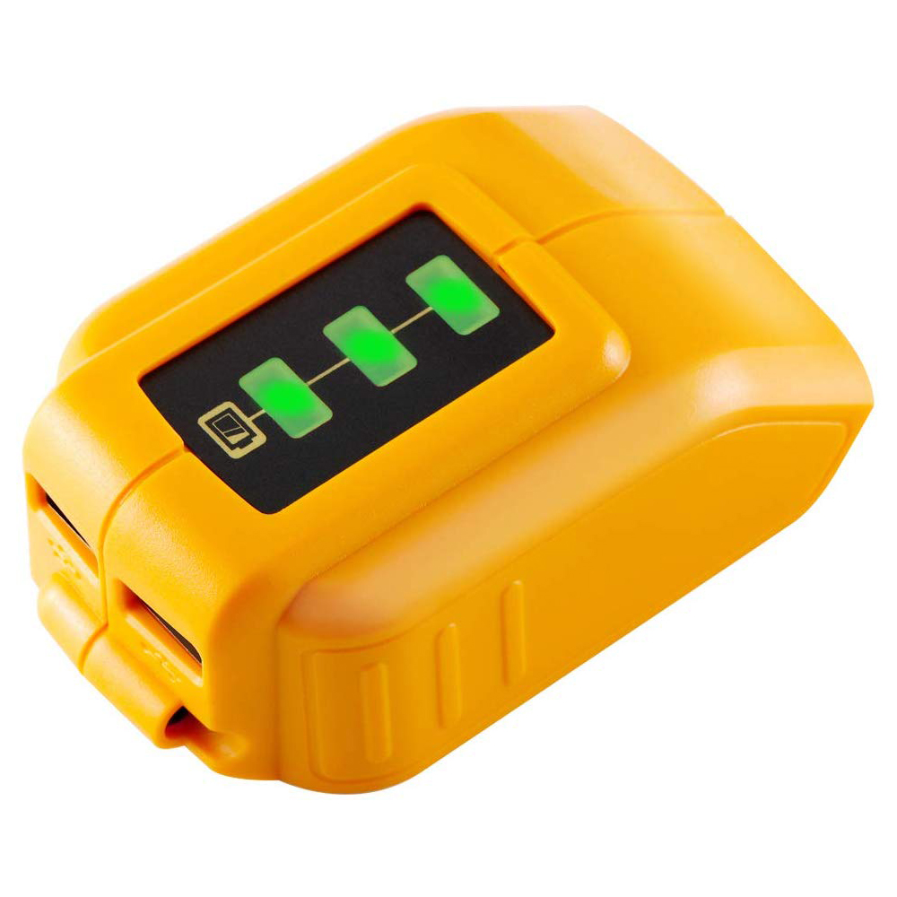 Usb Converter Charger For Dewalt 12-20v Li-ion Battery Dcb090 Charging 