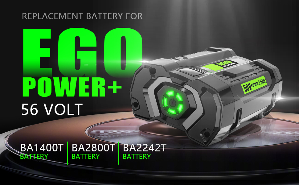 5.0Ah Battery For EGO 56V 56Volt BA1400 POWER Lithium Ion BA2240 BA2800T