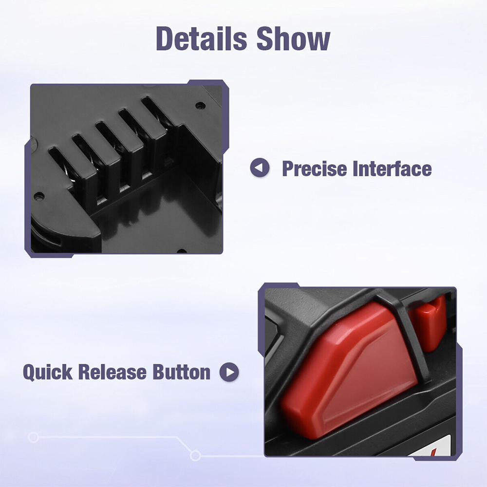 Thinkstar 2 Pack 8.0 Ah For Milwaukee For M18 Lithium