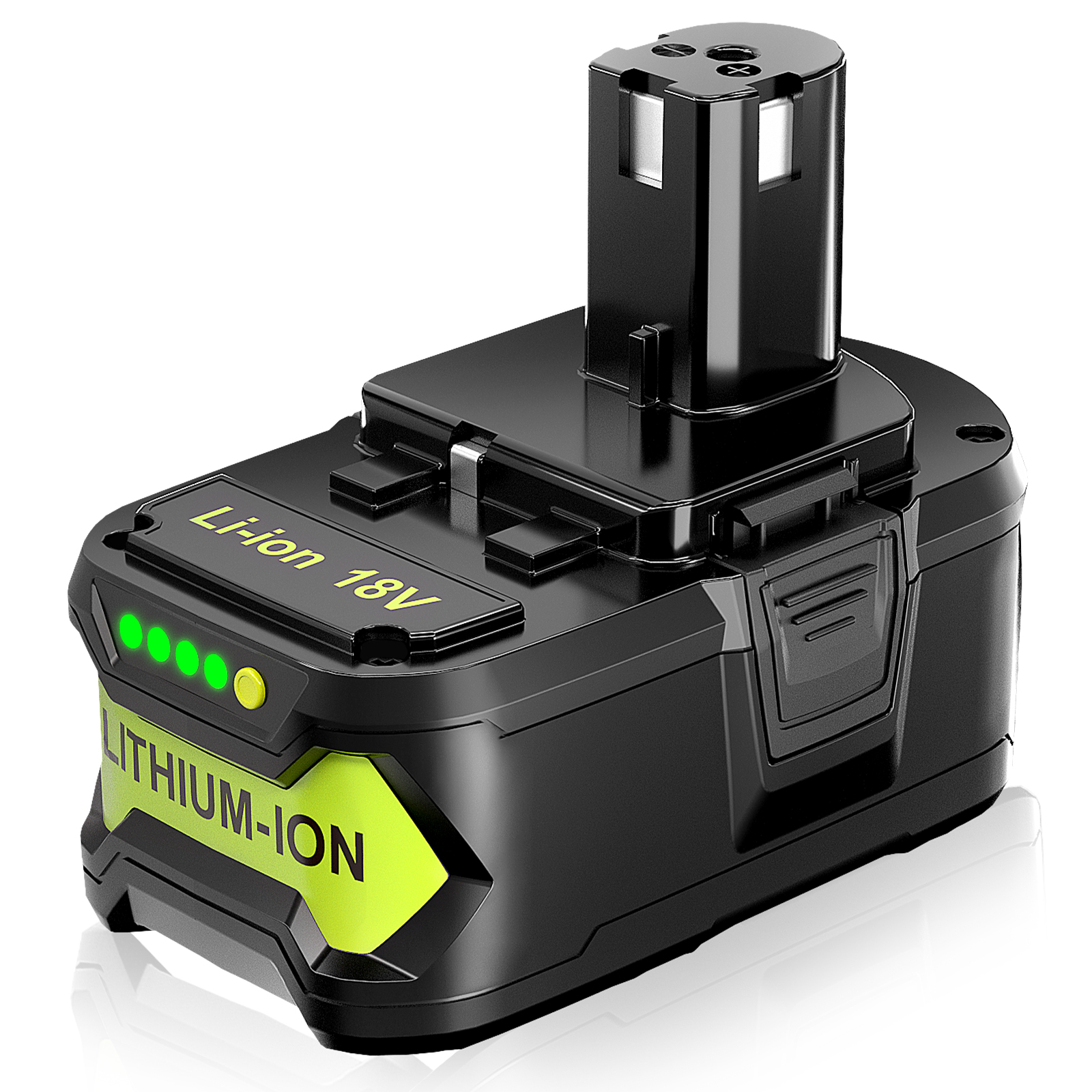 Ryobi 18v Battery 2Pack P108 Batteries P117 Charger Combo