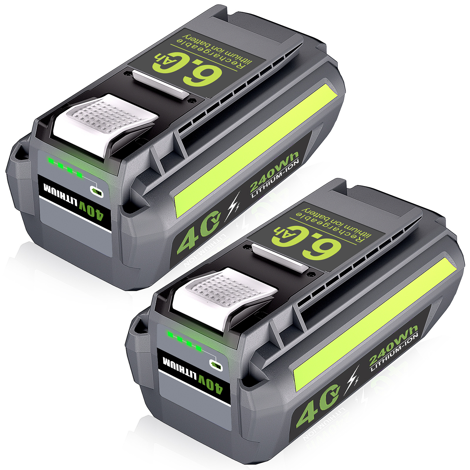 thumbnail image 2 of NEW 40V 6000mAh Lithium-Ion Replacement Battery For Ryobi 40V Cordless Tools 2 of 13