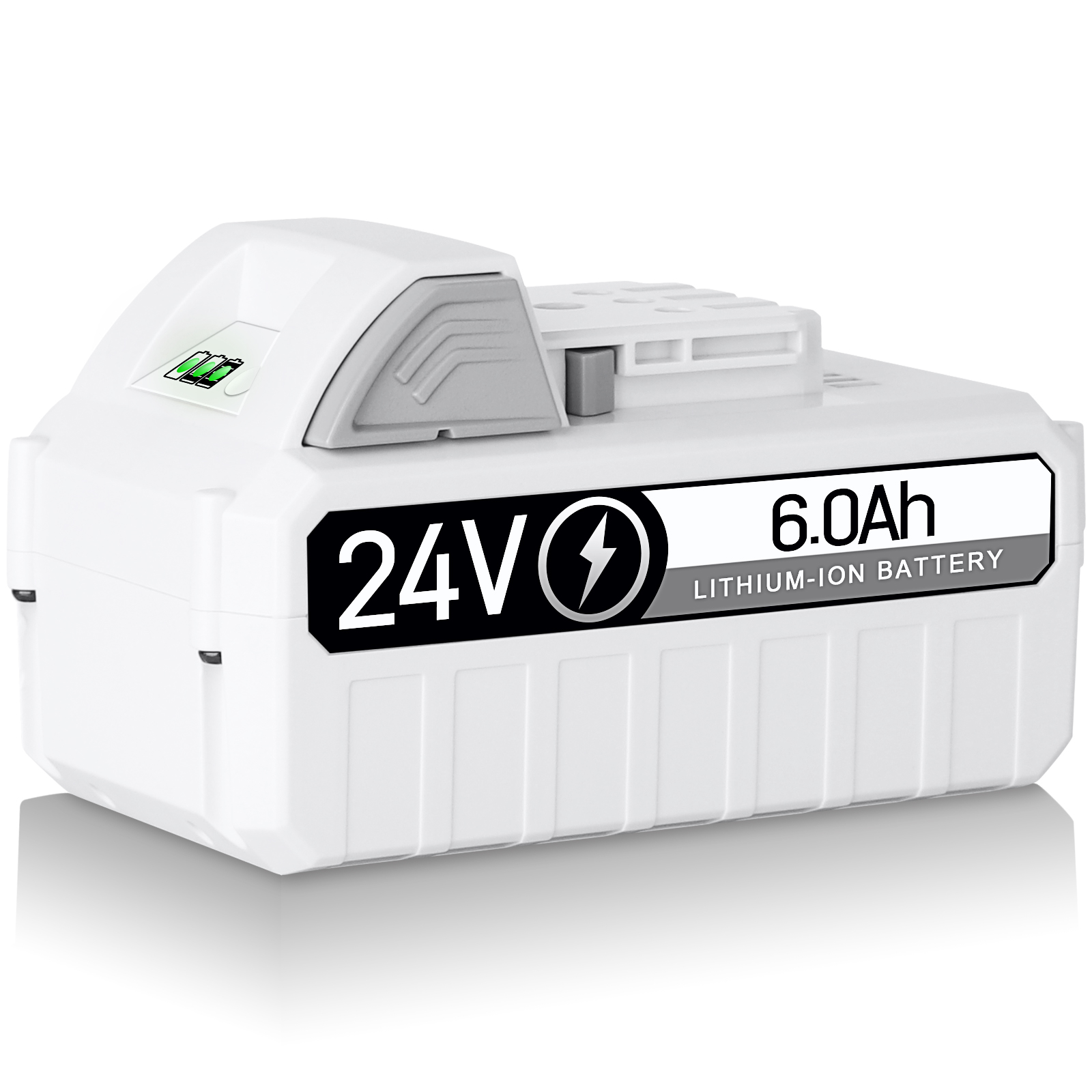 Pack 6.0Ah Li-Ion Battery For Snow Joe + Sun Joe iON+ 24V 24VBAT