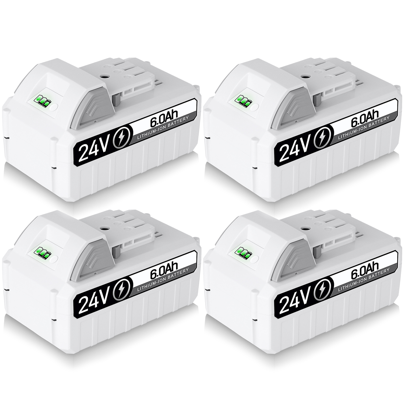 Pack 24V 6.0Ah Battery for Snow Joe, Sun Joe, Power Joe, Aqua Joe 24V iON+ Tools