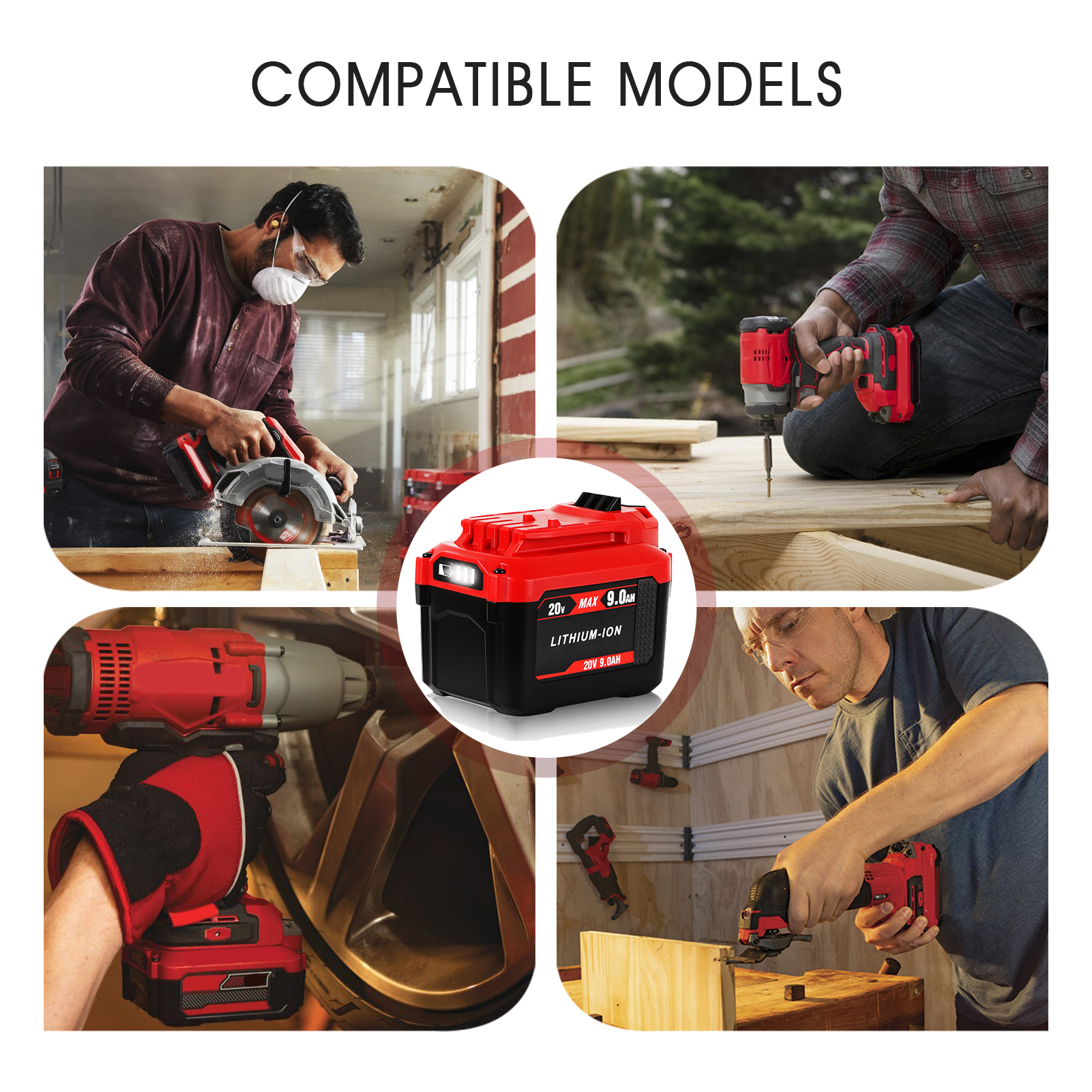 20V 9.0AH For Craftsman 20 Volt MAX Li-ion Battery CMCB204 CMCB202 CMCB201