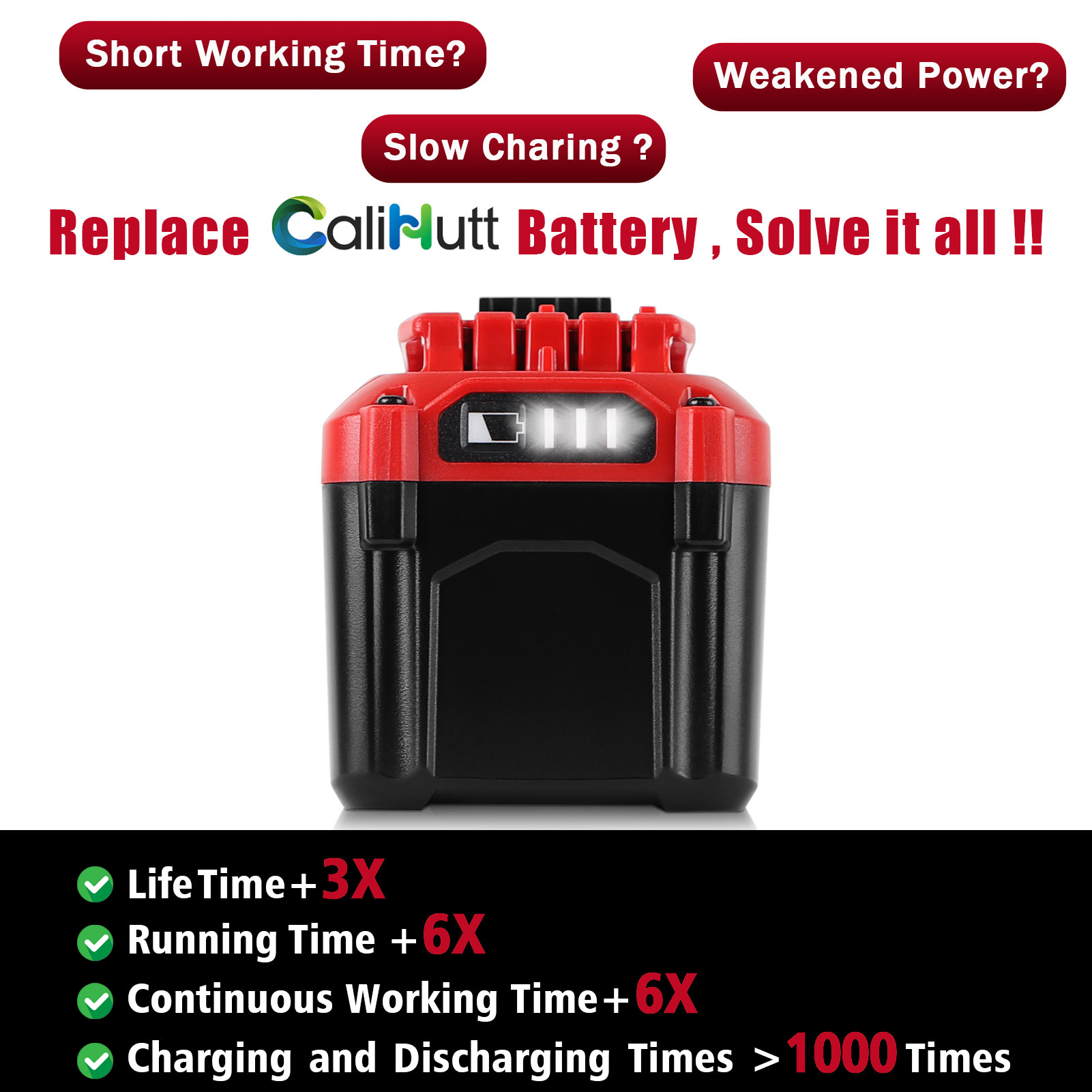 20V 9.0AH For Craftsman 20 Volt MAX Li-ion Battery CMCB204 CMCB202 CMCB201